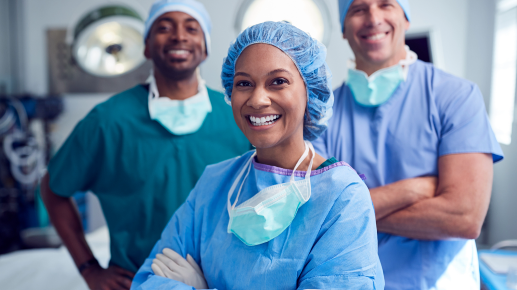 Albany Regional Eye Center's surgeons in the OR